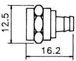 RG-59, F MACHO CRIMPAR — imagen 2