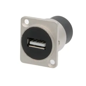 Adaptador USB-A a USB-B para panel (atornillado) — imagen 1