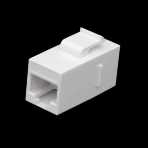 Acoplador Keystone Cat.6 blanco, RJ45 doble hembra — imagen 2