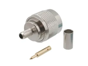 RG-58, N Macho, Pin Soldar, Cable Crimpar, PTFE — imagen 1