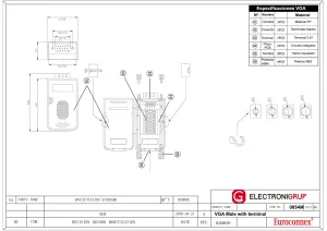 VGA Macho con terminales — imagen 2