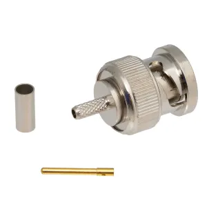 BNC Macho Crimpar para RG-174, LMR100, PTFE — imagen 3