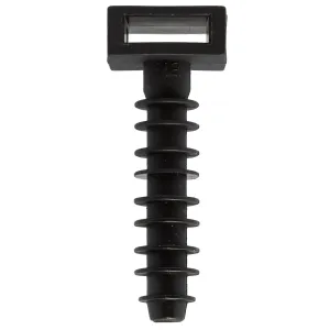 Taco de sujeción para brida, 9.8 x 43.6 mm, Negro — imagen 3
