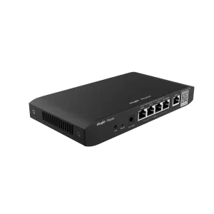 Reyee Router Controlador Cloud - 5 Puertos RJ45 10/100 /1000 Mbps - Admite hasta 2 WAN para failover o balanceo - Hasta 600 Mbps de ancho de banda - Servidor VPN IPSec, L2TP, PPTP, OpenVPN — imagen 2