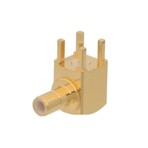 SMC HEMBRA PCB, ACODADA, DORADA — imagen 3