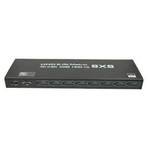 Matriz HDMI 8x8 4K@60Hz HDCP2.2 y control RS232 — imagen 4