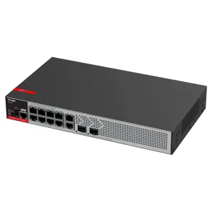 Ruijie Switch PoE Cloud Gestionable L2+ - 8 puertos RJ45 PoE+ 1G + 2 puertos SFP 1/2.5G / Hasta 125W potencia total — imagen 2