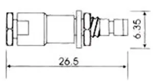 RG-174U, SMB HEMBRA CHASIS SOLDAR — imagen 2