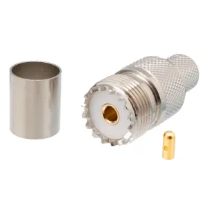 RG-213, UHF Hembra Crimpar — imagen 1
