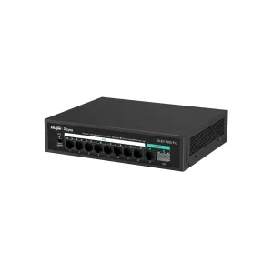 Reyee Switch PoE Sobremesa - 8 Puertos RJ45 + 1 Uplink RJ45 + 1 Uplink SFP - 8 Puertos Gigabit + 2 Puertos Gigabit - 8 Puertos PoE+ 802.3af/at | Potencia total 120W - Aislado de Puertos / Flow Control / PoE Watchdog - Plug and Play — imagen 2