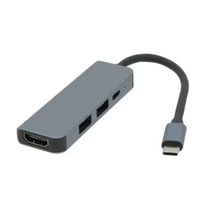 Hub USB-C a HDMI 4K + 2 * USB-A 3.0  + 1 * USB-C PD — imagen 1