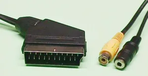 EURO M. - 3.5mm ST.HEMBRA + RCA HEMBRA, 1.5m — imagen 1