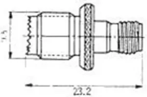 MINI UHF HEMBRA - SMA HEMBRA — imagen 2