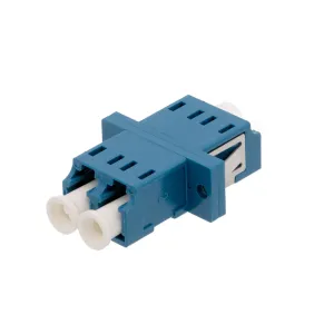 LC/UPC SM DX adaptador con pestaña para patch panel — imagen 1