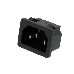 BASE CHASIS C14 MACHO, 250V/10A — imagen 1