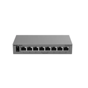 Reyee Switch - 8  x 10/100/1000 Mbps - Tolerancia a fallos por IA  -  Chasis metálico para escritorio - Protección hasta tensión de 6 kV — imagen 2