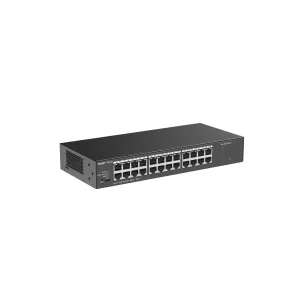 Reyee Switch Sobremesa - Carcasa Metal - Enrackable - 24 puertos RJ45 - Velocidad 10/100/1000 Mbps - Plug and Play - Tecnología ahorro de energía — imagen 4