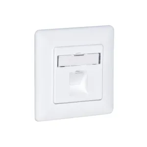 Carátula frontal de 1 keystone para caja de superficie 80x80mm | No incluye caja de superficie — imagen 4