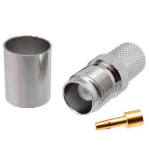LMR400, TNC Hembra Crimpar, PTFE — imagen 1