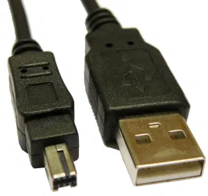 USB A 4P MACHO - MINI USB 8P. MACHO, 2m, PARA CAMARAS MINOLTA — imagen 1