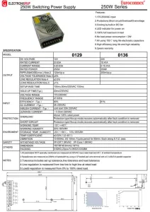 Fuente Aliment. Ind. 24V 250W 10.41A — imagen 2