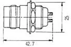 TWINAX HEMBRA CHASIS (IBM 7362179) — imagen 2