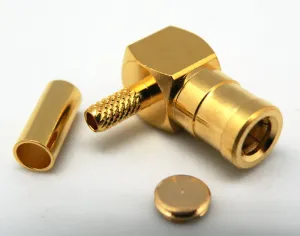 RG-174U, SMB MACHO CRIMPAR, ACODADO — imagen 1
