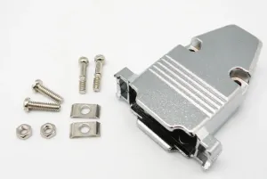 15P. CARCASA SUB-D METALICA Y TORNILLOS CORTOS — imagen 1