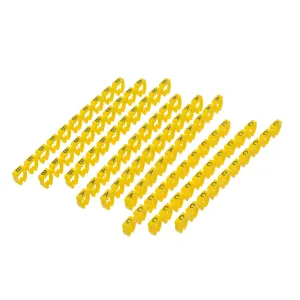 Pack marcadores clip para cable A|B|C [4 a 5mm] | 90pcs — imagen 2