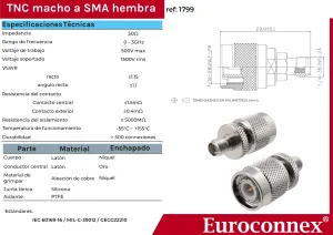 SMA HEMBRA - TNC MACHO — imagen 2
