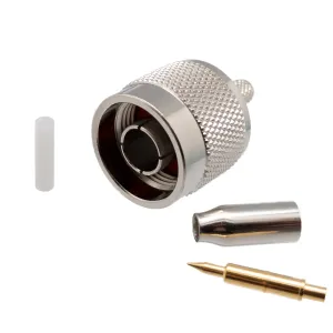 RG-174/LMR100, N Macho Crimpar, PTFE — imagen 1