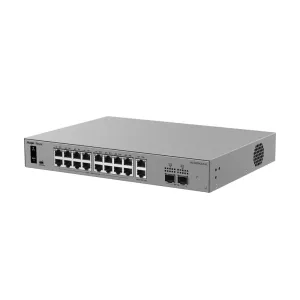 Reyee Switch - 18 x Gigabit RJ45 y 2 x SFP - 16 puertos PoE/PoE+ con presupuesto de 250 W - Función PoE Watchdog y reinicio ininterrumpido - ERPS - Protección hasta 6 kV — imagen 1