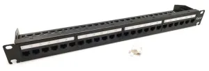 19" 1U UTP Cat.6 24 ports, Sin herramienta — imagen 1