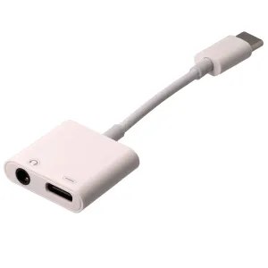 Adaptador USB-C a USB-C + Jack 3.5mm, audio + carga [60W] — imagen 1