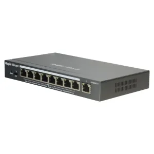 Reyee Switch PoE Cloud Gestionable - 8 puertos PoE+ + 1 Uplink RJ45 — imagen 2