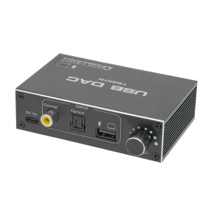 Conversor Digital a Analogico (DAC) hasta 192KHz con entrada USB y volumen — imagen 2