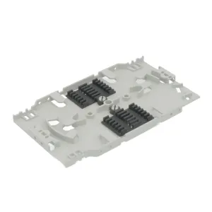 Bandeja de fibra óptica para 12 fusiones con tapa — imagen 1