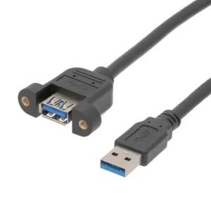 Extensor USB-A 3.0 para anclaje a panel 0.5m — imagen 1
