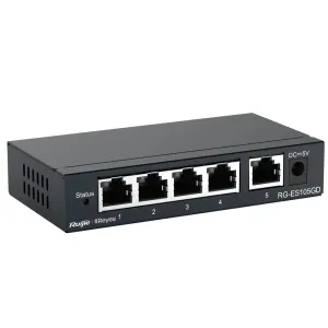 Reyee Switch Sobremesa - Carcasa Metal - 5 puertos RJ45 - Velocidad 1Gbps — imagen 2