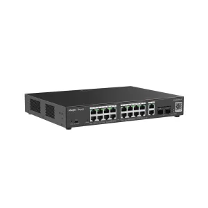 Reyee Switch PoE Cloud Gestionable - 16 PoE 802.3af/at + 2 SFP + 2 uplink RJ45 - Máximo 250W — imagen 2