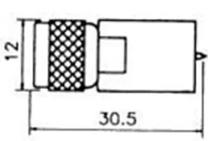 FME MACHO- MINI UHF MACHO — imagen 2