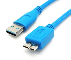USB 3.0 MACHO A MICRO USB B MACHO, 0.9m — imagen 1