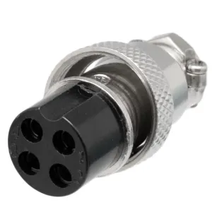 Conector aéreo GX16 hembra 4 pines — imagen 1