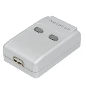 Conmutador USB 2x1 para Compartir Impresora/Dispositivo con Control Manual y Software — imagen 2