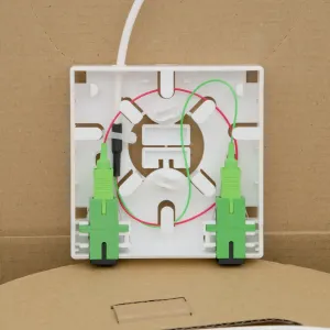 KIT ICT2 acometida para viviendas Caja + 2 Fibras conectorizada SC/APC CPR-Dca, 80m — imagen 3