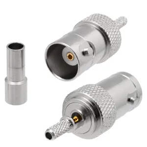RG-174/LMR100, BNC Hembra crimpar — imagen 1