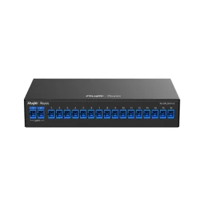 Reyee Splitter Óptico Pasivo - Longitud de onda 1260nm a 1650nm - Compatible con solución e-Lighten Reyee - 2 x Conectores SC uplink  - 16 x Conectores SC para ONU´s - Enrackable y montaje en pared — imagen 2