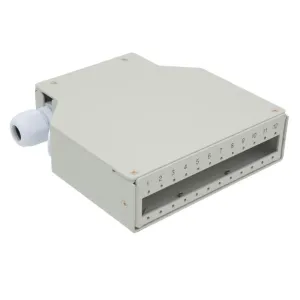 Patch Panel de Fibra Óptica para Carril DIN - 12 puertos SC SX / LC DX — imagen 1