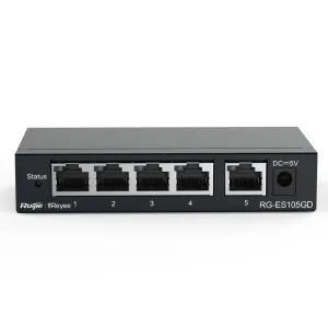 Reyee Switch Sobremesa - Carcasa Metal - 5 puertos RJ45 - Velocidad 1Gbps — imagen 1