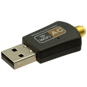 Adaptador WIFI AC por USB, 600Mbps + 5dBi antena — imagen 2